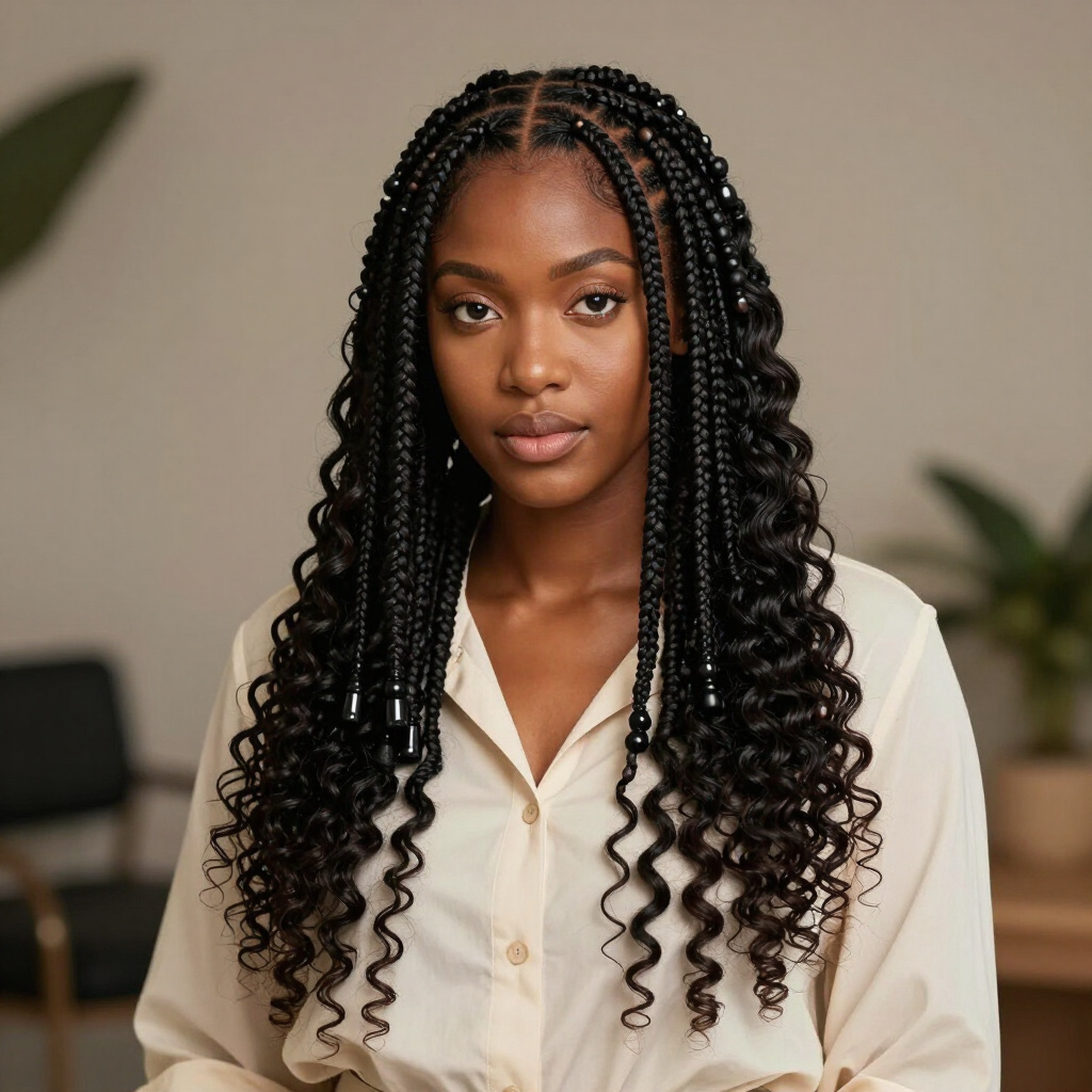 Fulani Curly Style